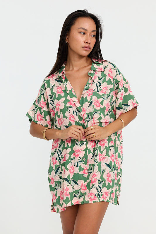 BENOA '25 SUMMER | Aloha Shirt Dress
