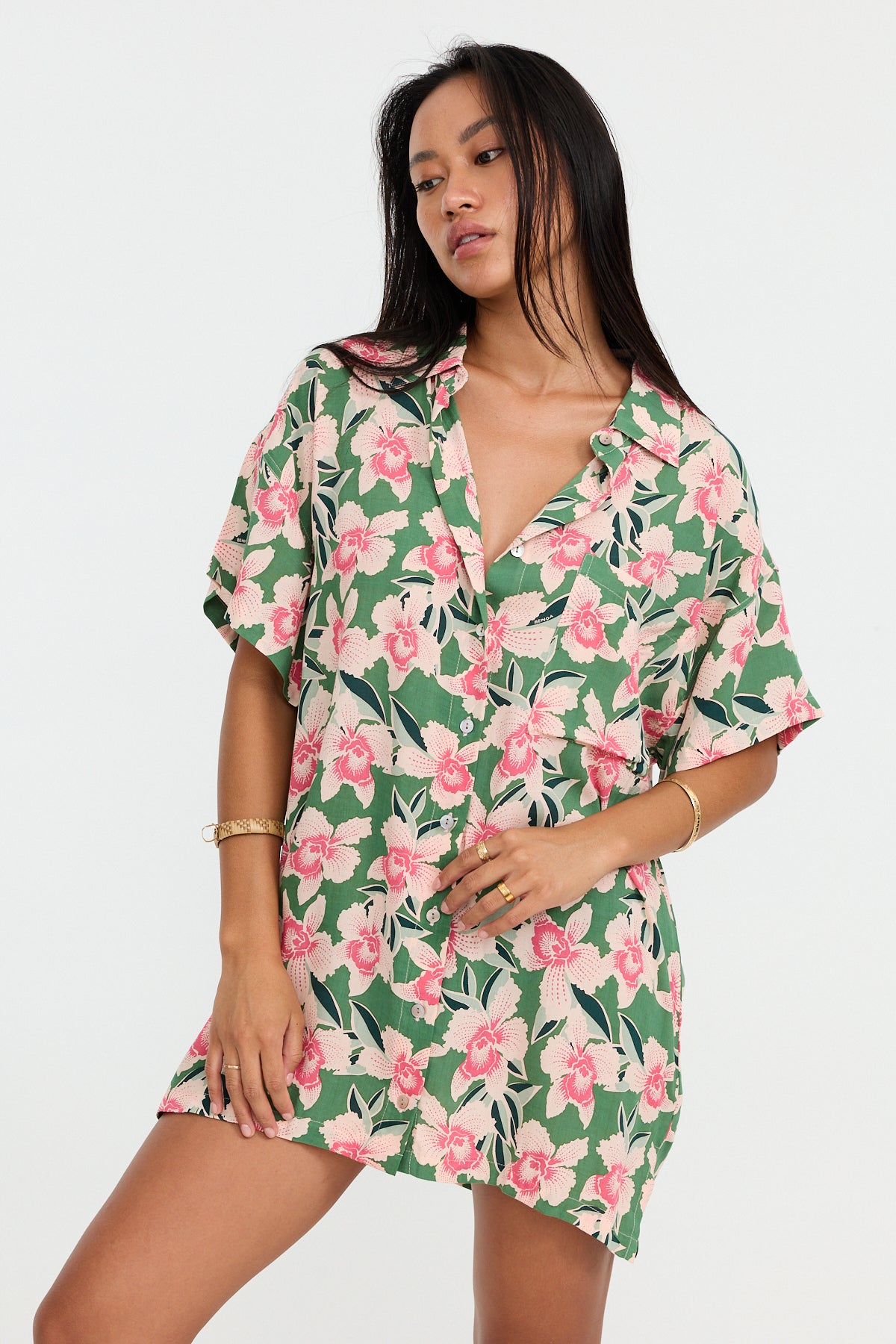BENOA '25 SUMMER | Aloha Shirt Dress