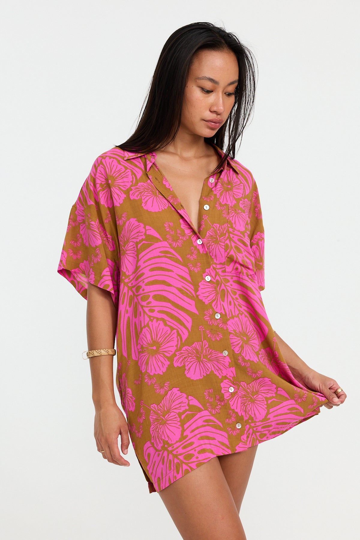 BENOA '25 SUMMER | Aloha Shirt Dress