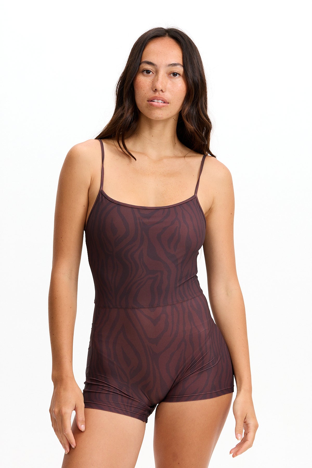 BENOA '25 | Square Neck 3" Active Romper