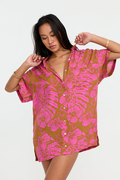 BENOA '25 SUMMER | Aloha Shirt Dress