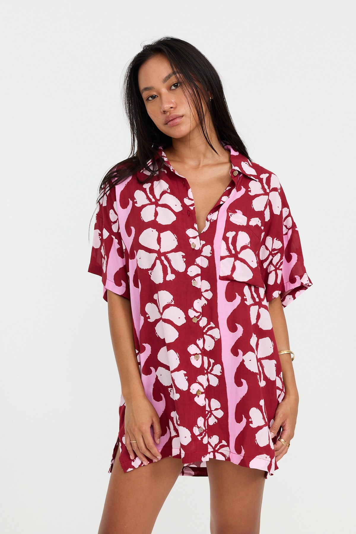 BENOA '25 SUMMER | Aloha Shirt Dress