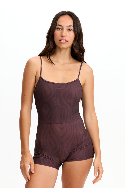 BENOA '25 | Square Neck 3" Active Romper